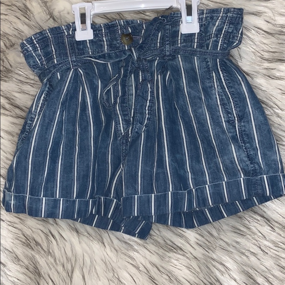 Soft denim shorts
